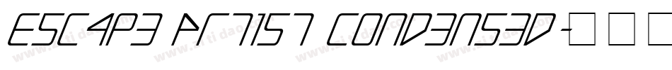Escape Artist Condensed字体转换